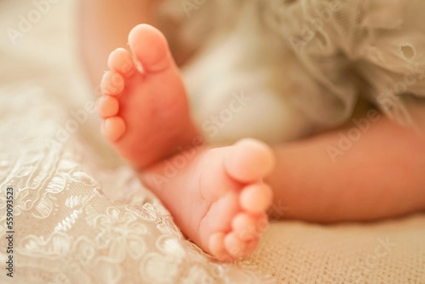 Obraz 赤ちゃんの足
