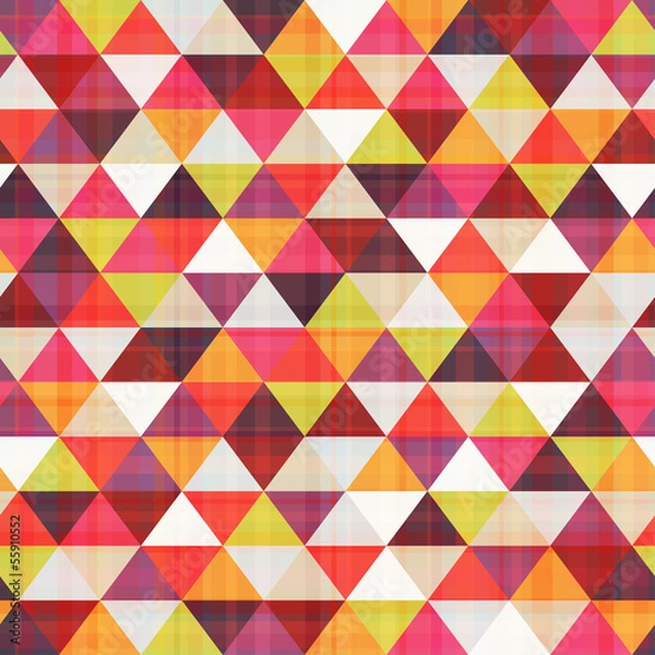 Fototapeta seamless triangle pattern texture
