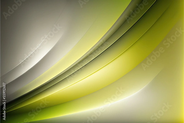 Fototapeta Elegant modern background with smooth lines, lights and 3d shading. Generative AI