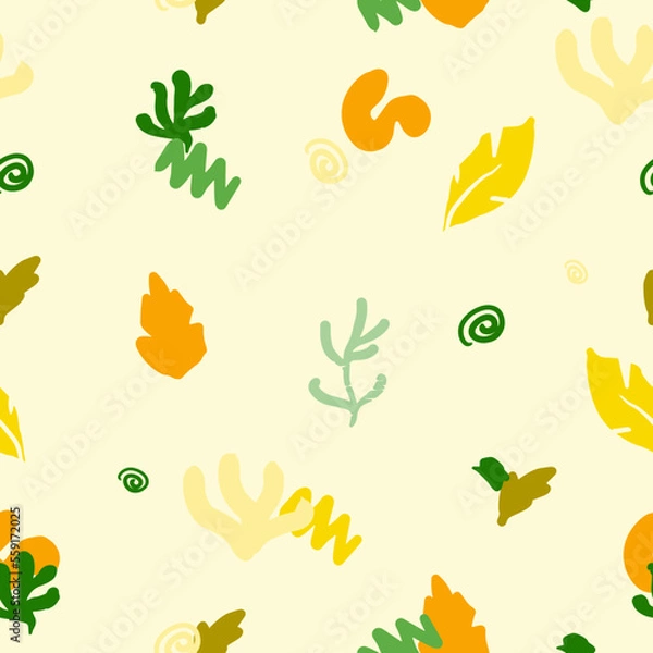 Obraz Yellow minimalistic pattern