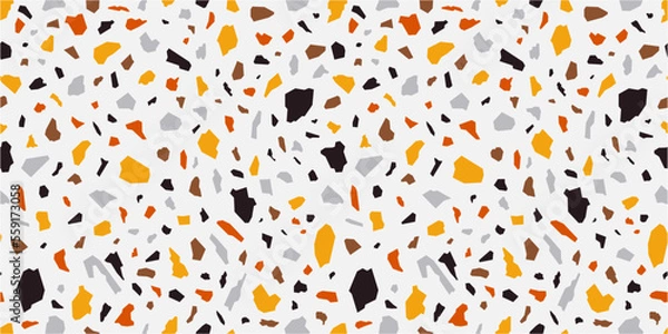 Fototapeta Terrazzo seamless patterns. Terrazzo seamless pattern. Collection of terrazzo pattern. Terrazzo floor pattern