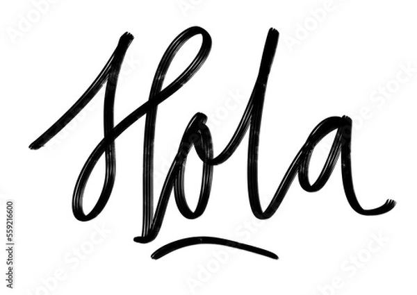 Obraz Ilustración Hola