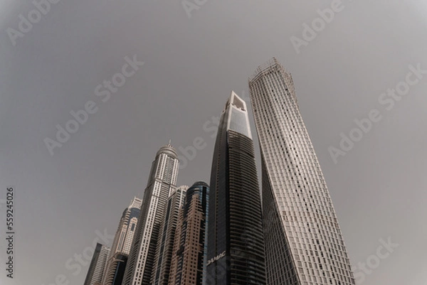 Obraz Tall buildings in Dubai UAE