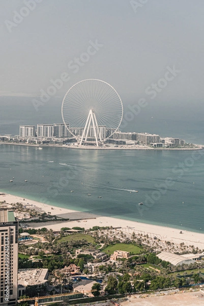 Obraz Ain Dubai views olha bluewaters