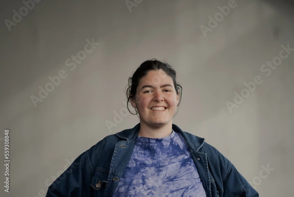 Fototapeta I. expressing themselves, including their queerness and nonbinary gender identity.