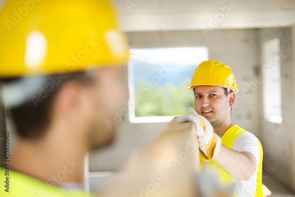 Obraz Construction workers
