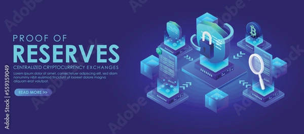 Obraz Isometric security digital technology