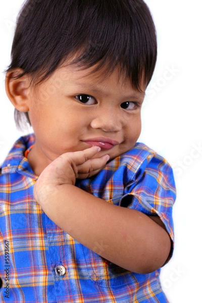 Fototapeta child in happy pase