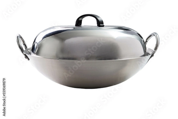 Fototapeta металлическая кастрюля с крышкой