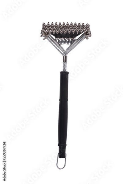 Fototapeta metal brush with scraper
