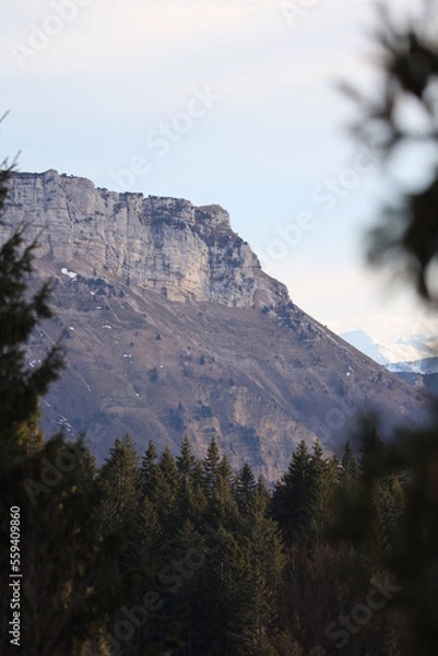Obraz sunset in the mountains