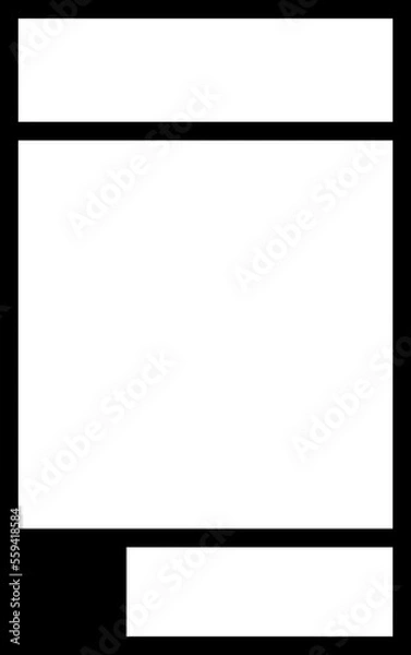 Obraz black lcd screen