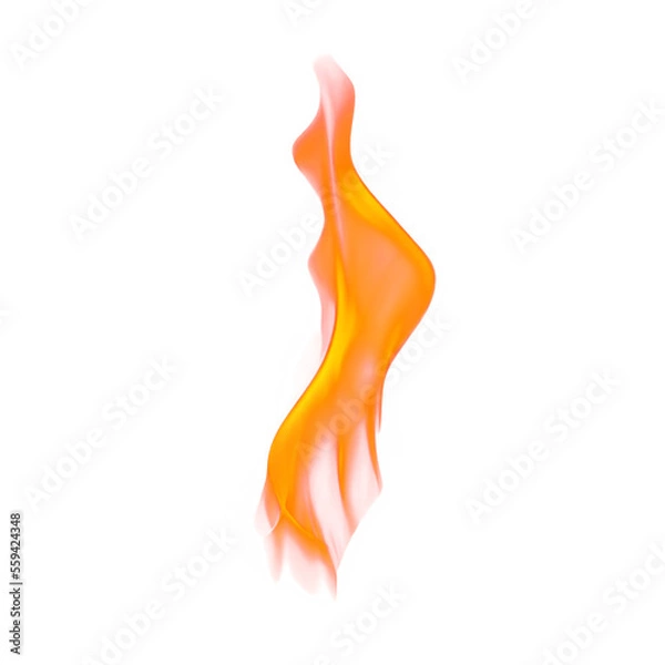 Fototapeta Easy to use flame overlay, transparent PNG