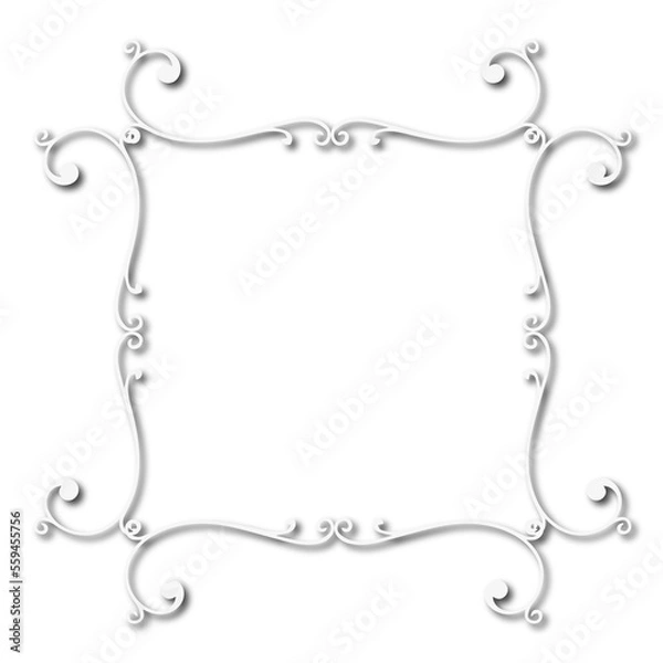Fototapeta frames in vintage style with elements of ornament, art, pattern, background, texture