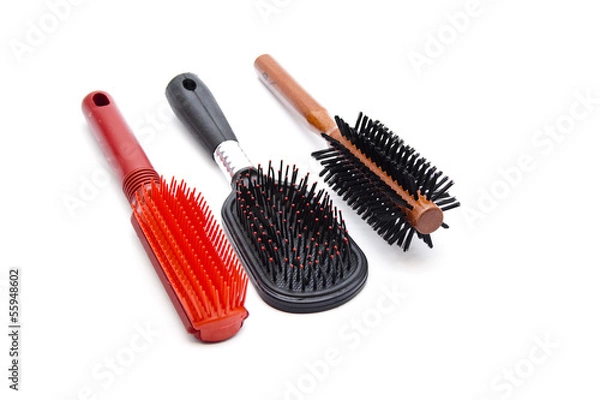 Obraz Verschiedene Haarbürsten