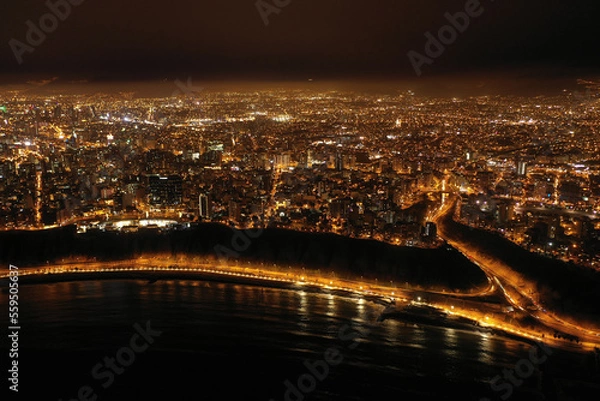 Obraz Lima City in the night