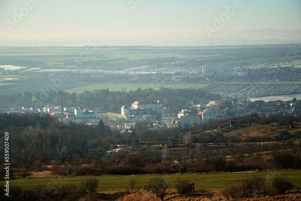 Obraz landscape with fog