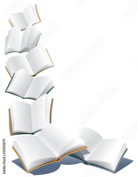 Obraz Flying books