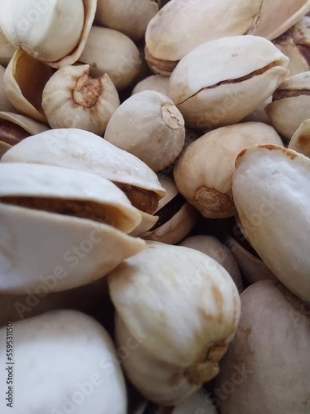 Obraz pistachio nuts background