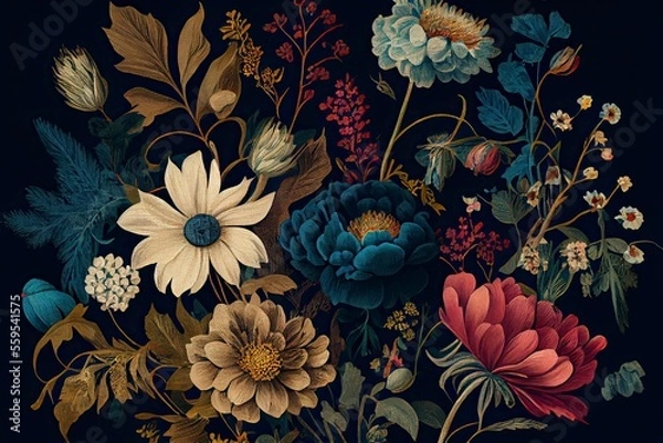 Obraz Floral desktop background