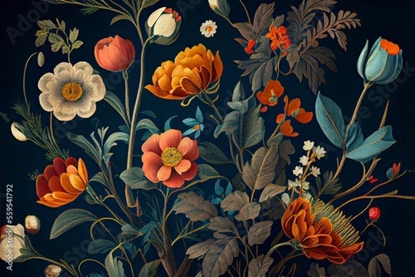 Obraz Floral desktop background