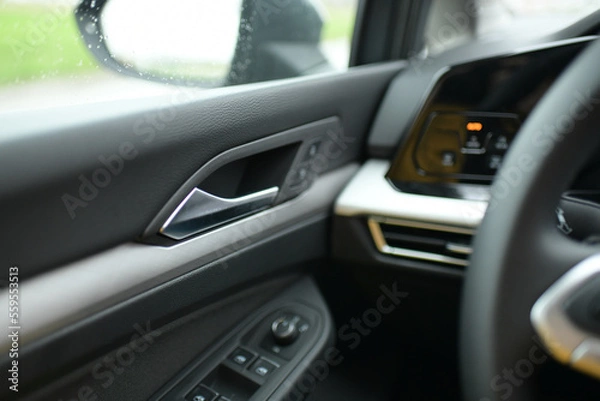 Obraz Luxusautotür und Türöffner