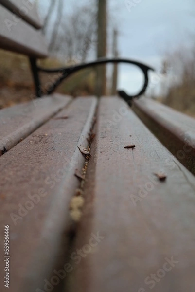 Fototapeta Pusta Ławka