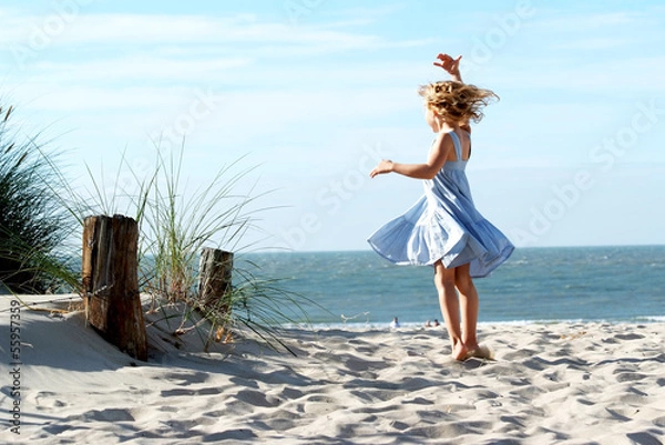 Obraz Mädchen am Strand