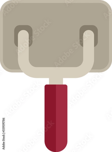 Fototapeta Box breaker icon flat vector. Fuse panel. Home power isolated