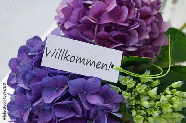 Fototapeta Herzlich Willkommen!