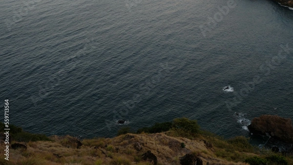 Fototapeta views of Padar Island, Indonesia in the sunrise time