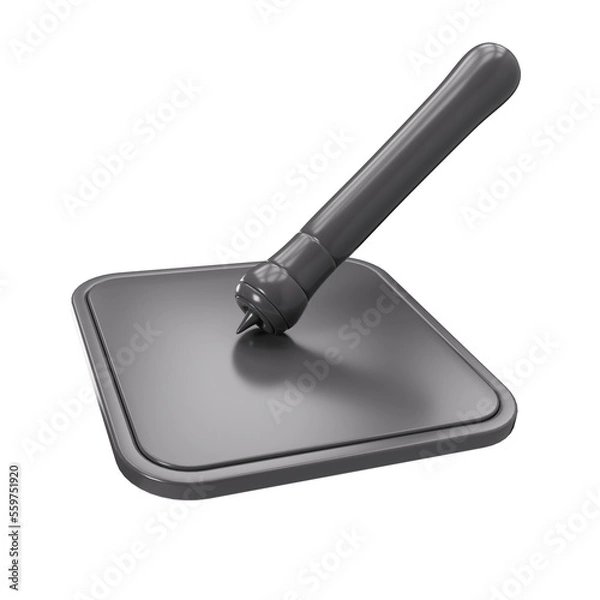 Obraz graphic tablet 3d illustration transparent background