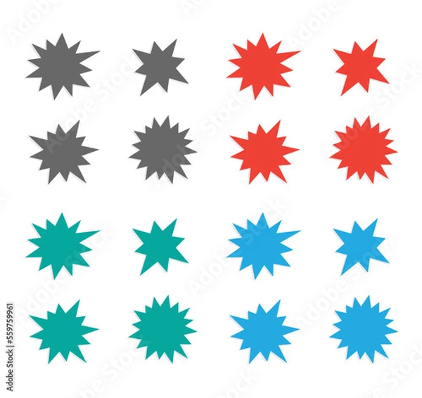 Fototapeta starburst splash star