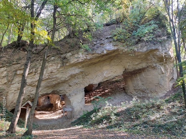 Obraz Beli Majdan cave on Fruska Gora mountain