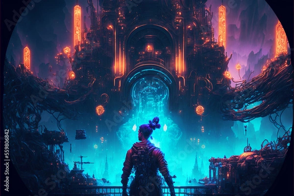 Obraz Fantasy warrior