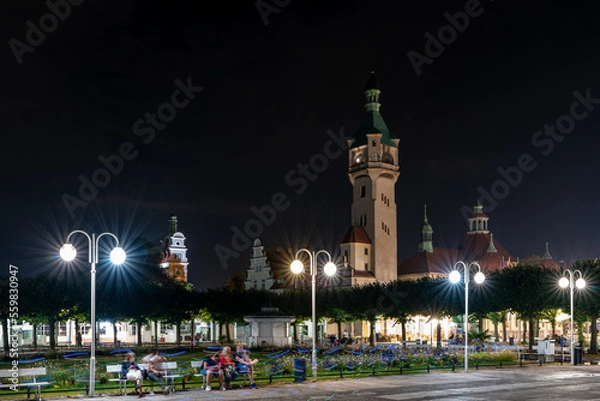 Fototapeta morze, Bałtyk, trójmiasto, Gdańsk, Gdynia, Sopot, zatoka, woda, wschód słońca, zachód słońca, słońce, noc, latarnia morska, półwysep helski, wydmy, piasek, plaża