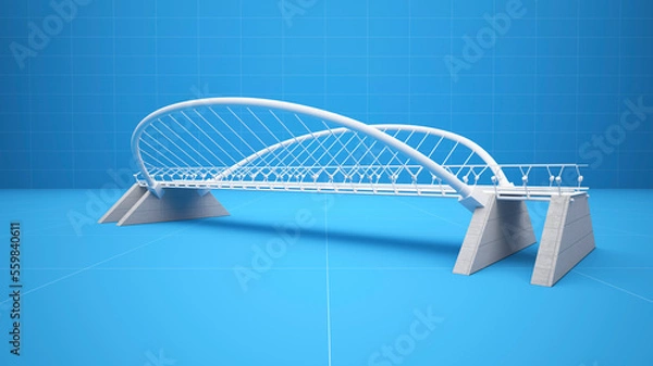 Obraz Bâtiment 3D Maquette