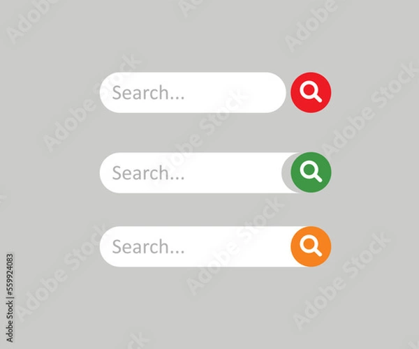Fototapeta Search website seo set of icons 