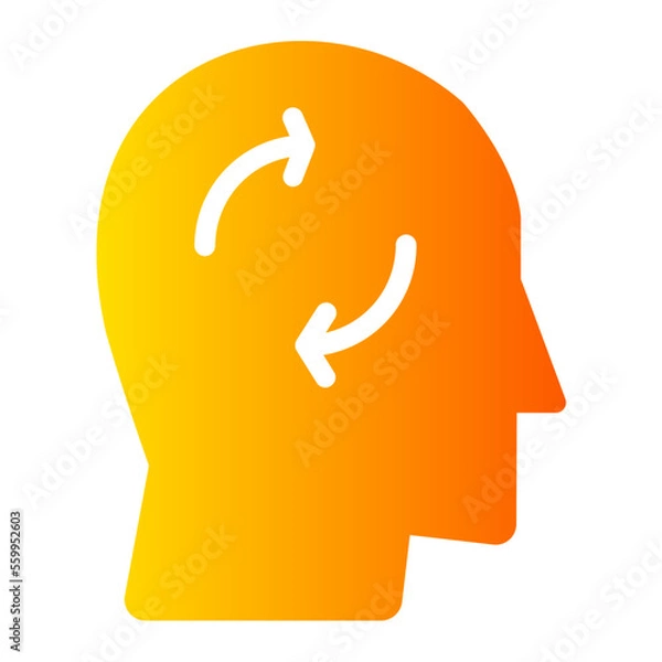 Fototapeta Flat Gradient gradient icon