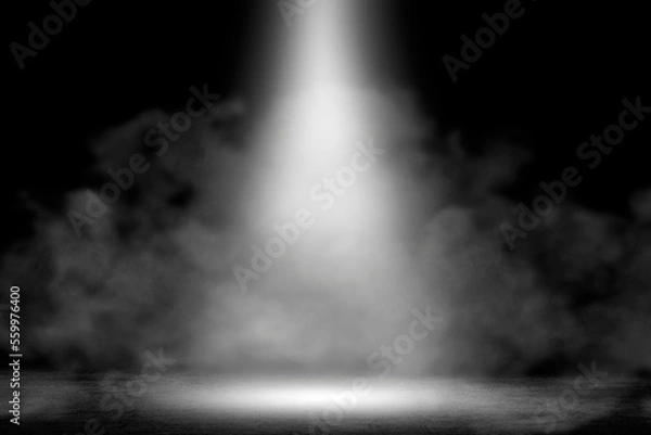 Obraz smoke and fog in contrasting black and white colors. Vivid and intense abstract background or wallpaper - Dramatic smoke  Vivid and intense abstract background or wallpaper. 