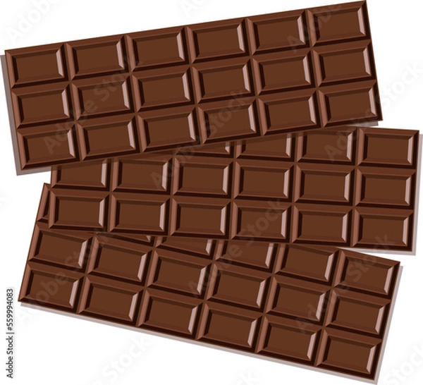 Fototapeta 板チョコ３枚