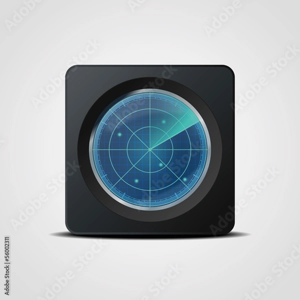 Fototapeta Radar icon