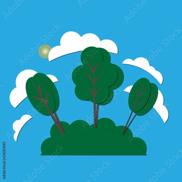 Obraz Summer landscape