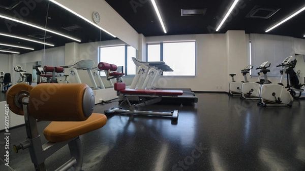 Fototapeta スポーツジムの室内の風景