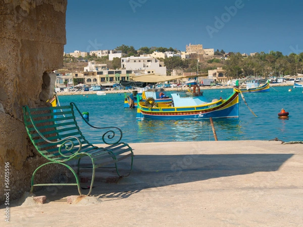 Obraz seat by the seaside