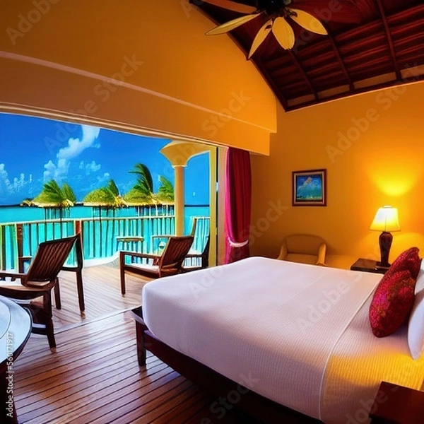 Fototapeta Lagoon Resort