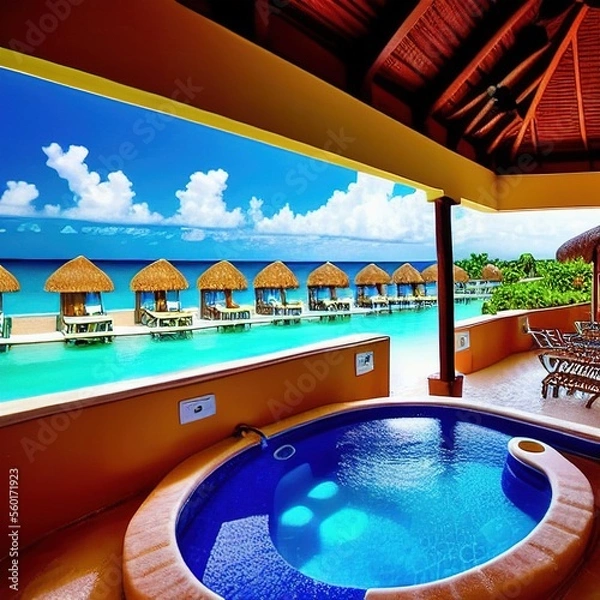 Fototapeta Lagoon Resort