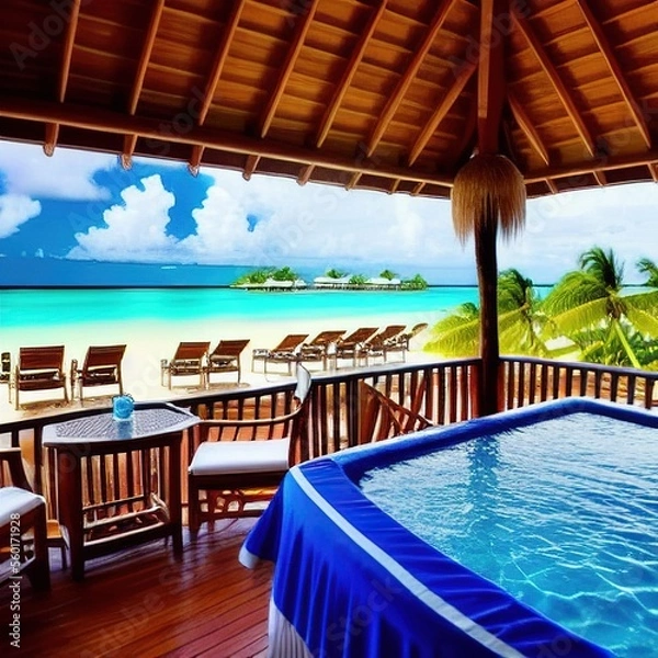 Fototapeta Lagoon Resort