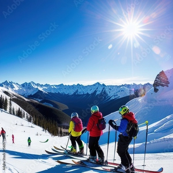 Fototapeta Ski Slope