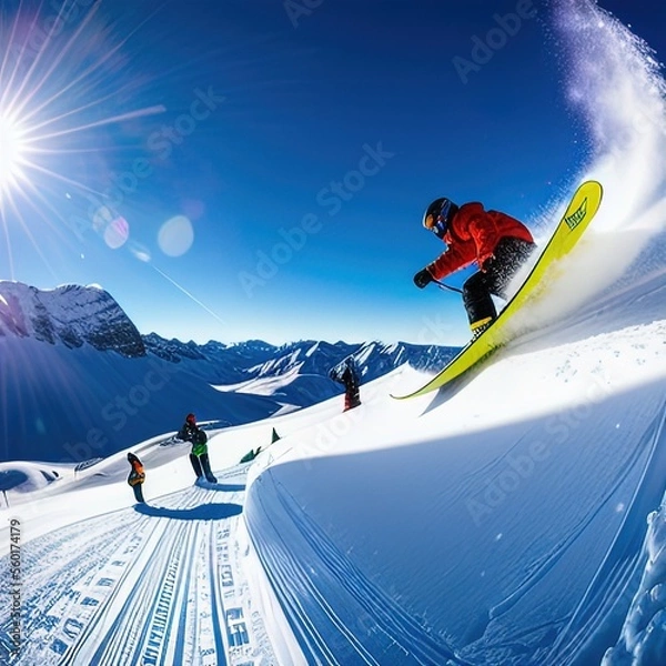 Fototapeta Ski Slope